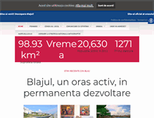 Tablet Screenshot of primariablaj.ro